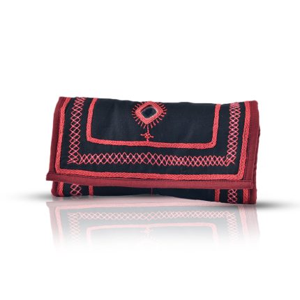 The Indian Spirit 3 Fold Embroidered Wallet Fashion And Lifestyle IS-LM-3FW-B-01