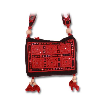 The Indian Spirit Jhola Bag (Red) Fashion And Lifestyle IS-LM-JB-R-01