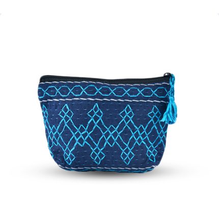 The Indian Spirit Mini Embroidered Pouch Fashion And Lifestyle IS-LMMP-BL-01